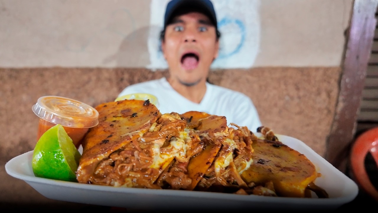 🤤Deliciosos Panes con Pollo y TACOS de BIRRIA en El SALVADOR🇸🇻😮‍💨Muy Ricos en JIQUILISCO USULUTAN🤑