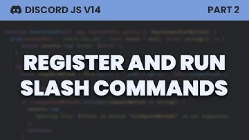 Register and Run Slash Commands (Discord.js v14)