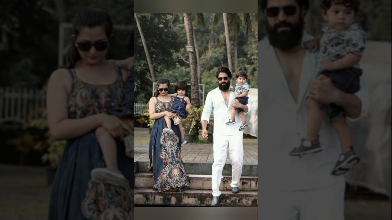 Rocking star Yash cute family 💫❤️🧿
