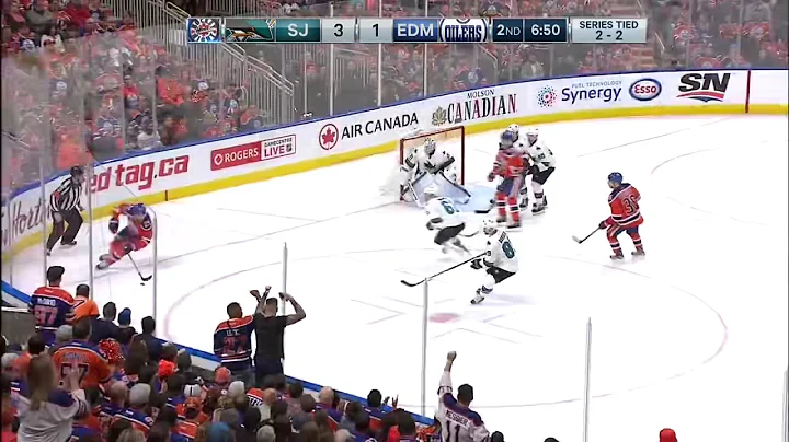 Mcdavid huge hit on Sorensen 2017 playoffs