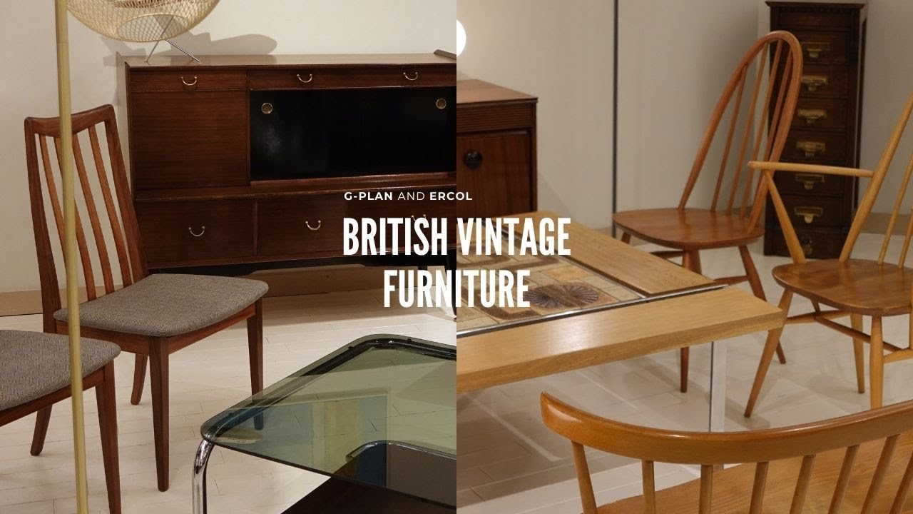 G-PLAN｜ERCOL｜ヴィンテージ初心者さんにオススメの家具ブランド｜EGOISTの店長とアンティークバイヤーが徹底解説｜UK/British vintage furniture