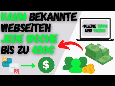 450€ JEDE WOCHE verdienen mit diesen 5 KAUM BEKANNTEN Webseiten??SCHNELL Geld verdienen im Jahr 2022