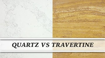 Quartz vs Travertine | Countertop Comparison