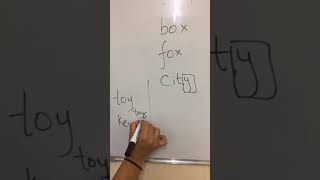 singular and plural endings