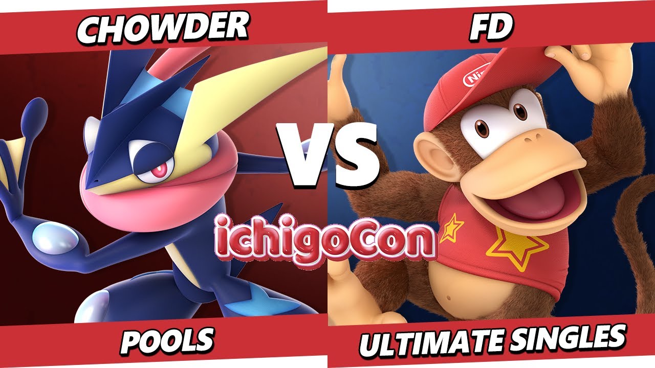 IchigoCon 2025 - Chowder (Greninja) Vs. FD (Diddy Kong) Smash Ultimate - SSBU