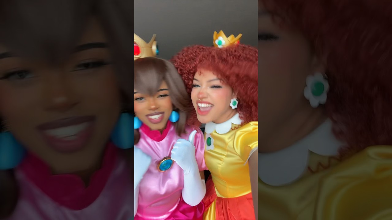 Let's Go!⭐️ #princesspeach #princessdaisy #cosplay