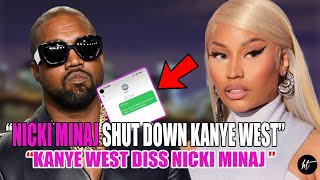 Kanye West DISS Nicki Minaj After She Shut Him Down 👀