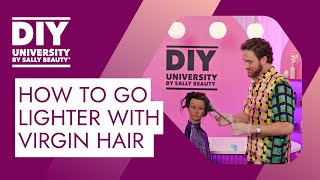 How to Lighten Virgin Hair at Home! | DIY University by Sally Beauty