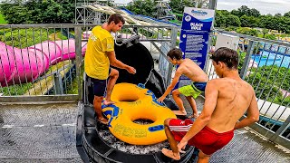 Dark Hole WaterSlide at Ondaland