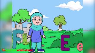 ▶ Menghafal Huruf Latin ABCD HD   Part 2   Kastari Animation Official   YouTube 720p