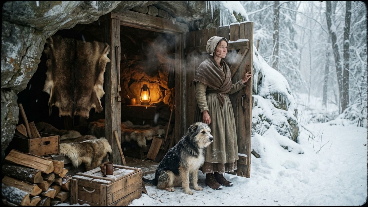 Cast Out Before Winter, Widow Turned an Abandoned Cave Into a Home — Then the Blizzard Came…