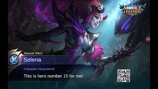 Selena rank gameplay | mlbb -