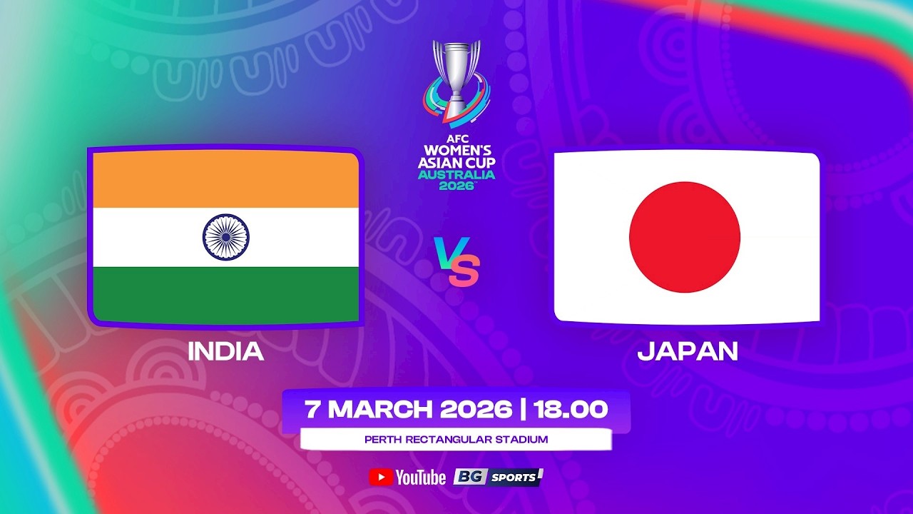 LIVE 🔴: INDIA vs JAPAN | AFC Women’s Asian Cup 2026 | GROUP C