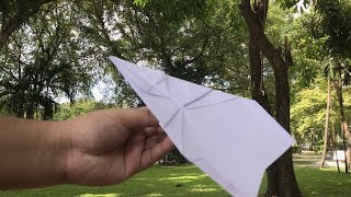 How to make Paper Airplanes - Easy, Simple, Basic Plane #11