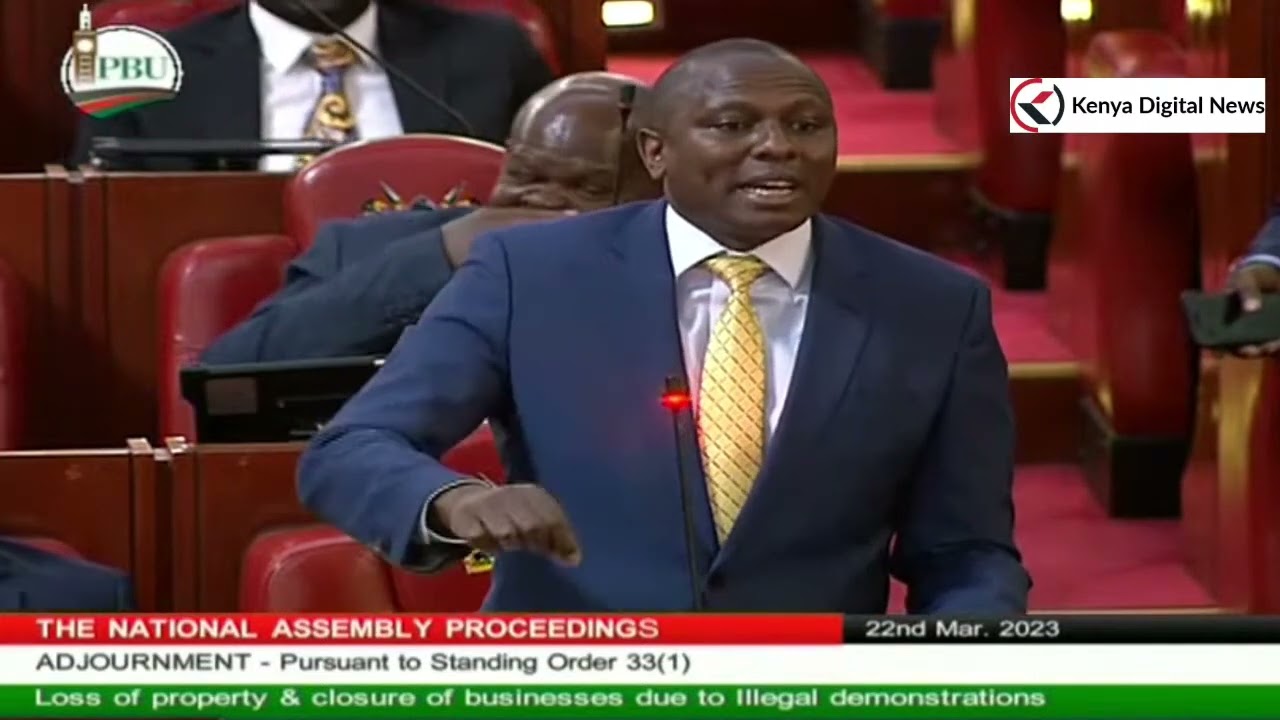 DRAMA!! 'RAILA IS AN ECONOMIC TERRORIST & AN URBAN BANDIT!' ICHUNGWA FUMES IN PARLIAMENT!!