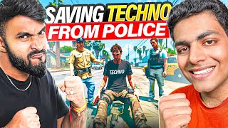 We Saved Techno Gamerz From Police Assassin Family Gta 5 Grand Rp 