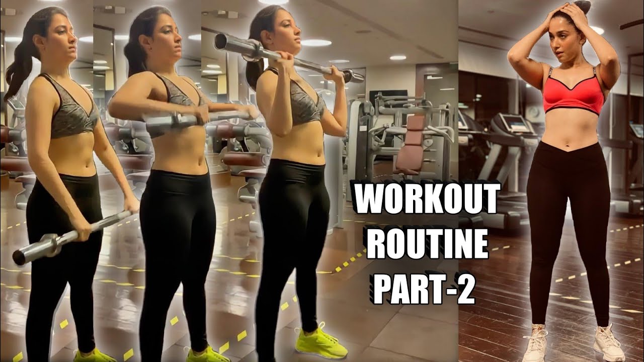 Tamanna Bhatia Gym Workout | Tamanna Bhatia Gym Exercise | Beauties World