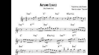 Paul Desmond Solo Transcription on Autumn Leaves (alto saxophone)