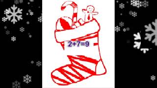 Addition by 2 - Christmas Math Game