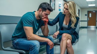 „Alleinerziehender Vater weint allein in der Notaufnahme – bis eine reiche Witwe zu ihm spricht…“