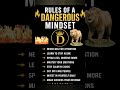 🔥 RULES OF A DANGEROUS MINDSET 🧠#discipline #motivation #success #mindset #quotes #inspiration