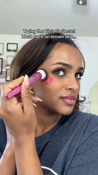 Trying the viral Victoria secret red blush hack…
