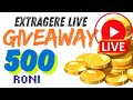 Facem extragerea live pt Giveaway luna MAI 2025 500 de roni