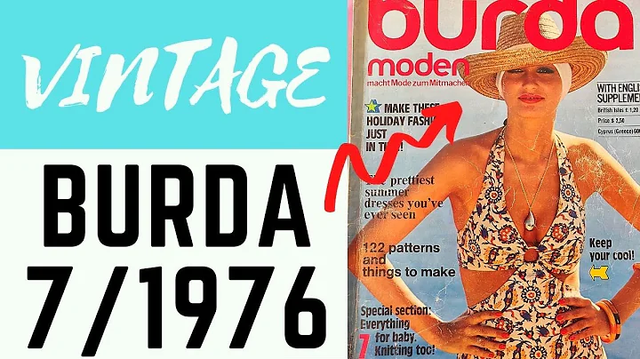 Burda 7/1976 | Vintage Sewing Pattern Magazine Bro...