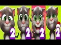 My talking tom 2 😙🧡🥰🤩four colours in tom 2 😙🧡🥰🤩
