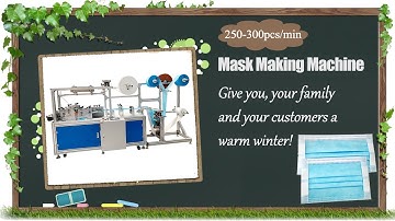 Mask Making Machine | Elastic Fabric Earloop (250-300pcs/min)