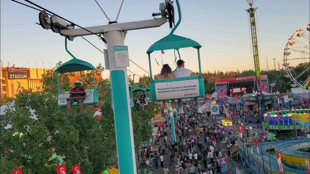 [Fun Fair] Westjet Skyride Onride POV Calgary Stampede Midway 2022
