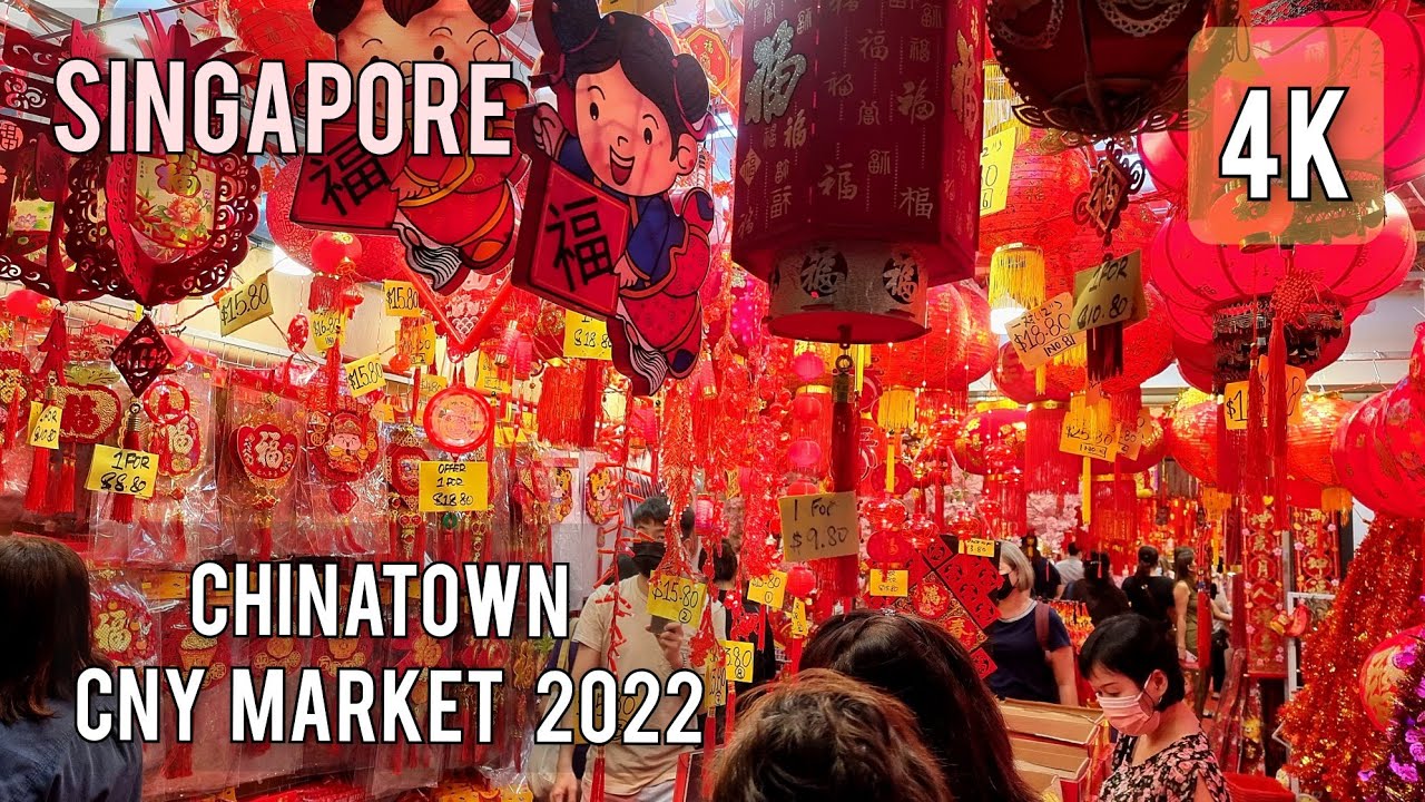 Chinese New Year Street Market 2022 | 2022牛车水年货市场  ｜牛车水 CNY 2022 | 随着更多业者的加入，新加坡唐人街春意浓浓，人气渐旺