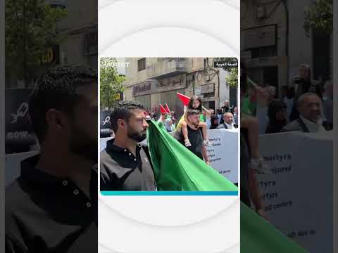 مسيرات فلسطينية في الضفة الغربية لدعم غزة