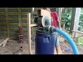 membuat penapung debu dan limbah kayu.