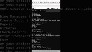Banking management system / banking system/c language project/ how to make banking system