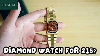 Lab Grown Diamond Watch Unboxing & Review - Affordable Men‘s Luxury Watch From Pascal