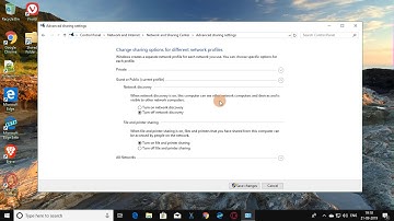 How to Enable or Turn On File and Printer Sharing in Windows 10