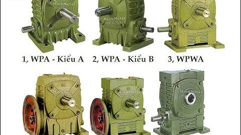 Hộp giảm tốc trục vít WPA 60, trục vuông góc, 0968140191, MinhMotor
