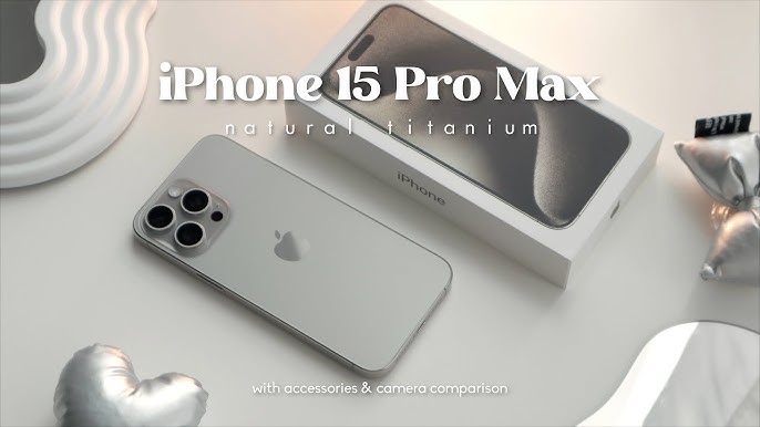 Unboxing iPhone 15 Pro Max box in Natural Titanium color - (Mention  @zana_qaradaghy on Instagram while use this photo) Follow on Instagram  @zana_qaradaghy · Free Stock Photo