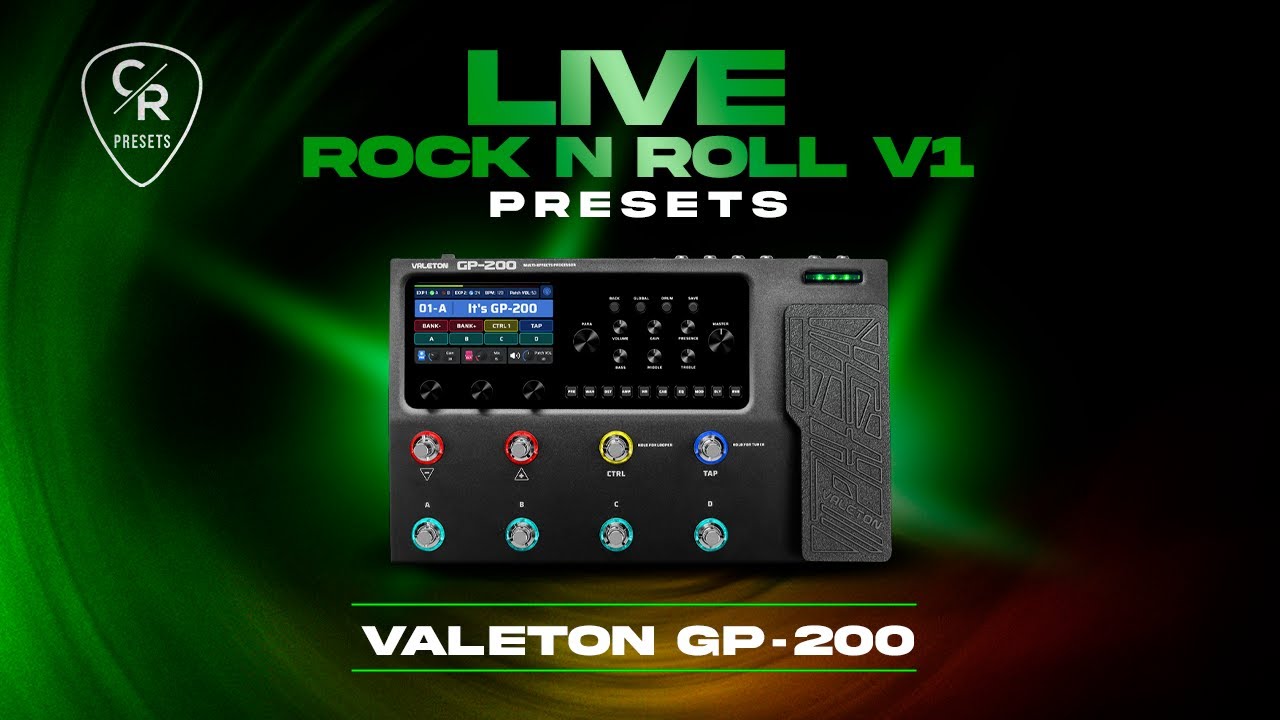 VALETON GP-200 | ROCK N' ROLL PRESETS | CHRIS ROCHA CANAL OFICIAL - YouTube