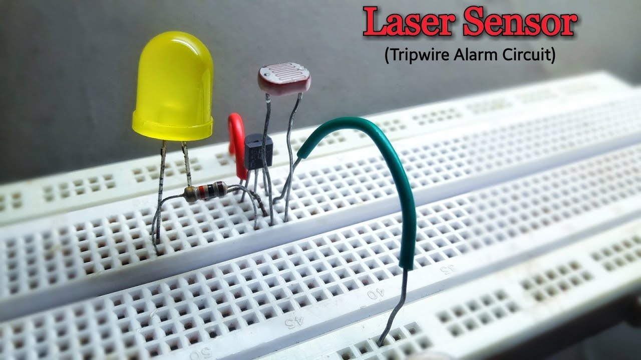 How to make a Laser Sensor on a Breadboard. 