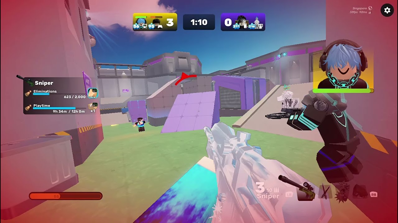 Roblox Rivals | Beating 210 level players | DarkMatterX