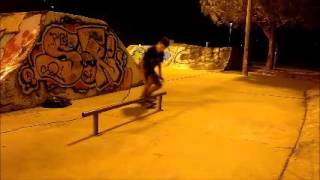 50-50 ON A SKATEPARK FLATBAR (THE PROCESS)