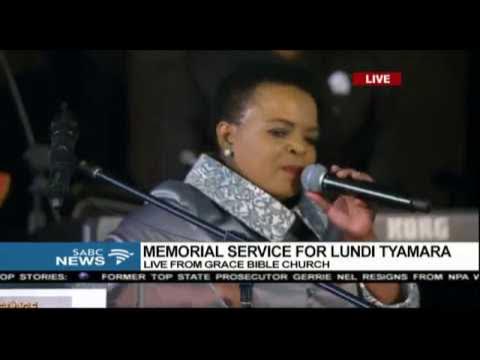 MUST WATCH: Rebecca Malope's moving tribute to Lundi