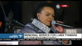 MUST WATCH: Rebecca Malope's moving tribute to Lundi