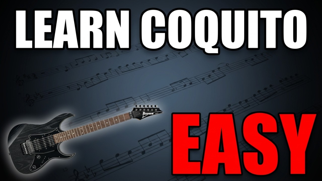 LEARN 'COQUITO' On Guitar! Full Tablature & Audio Synced Tutorial 🎸