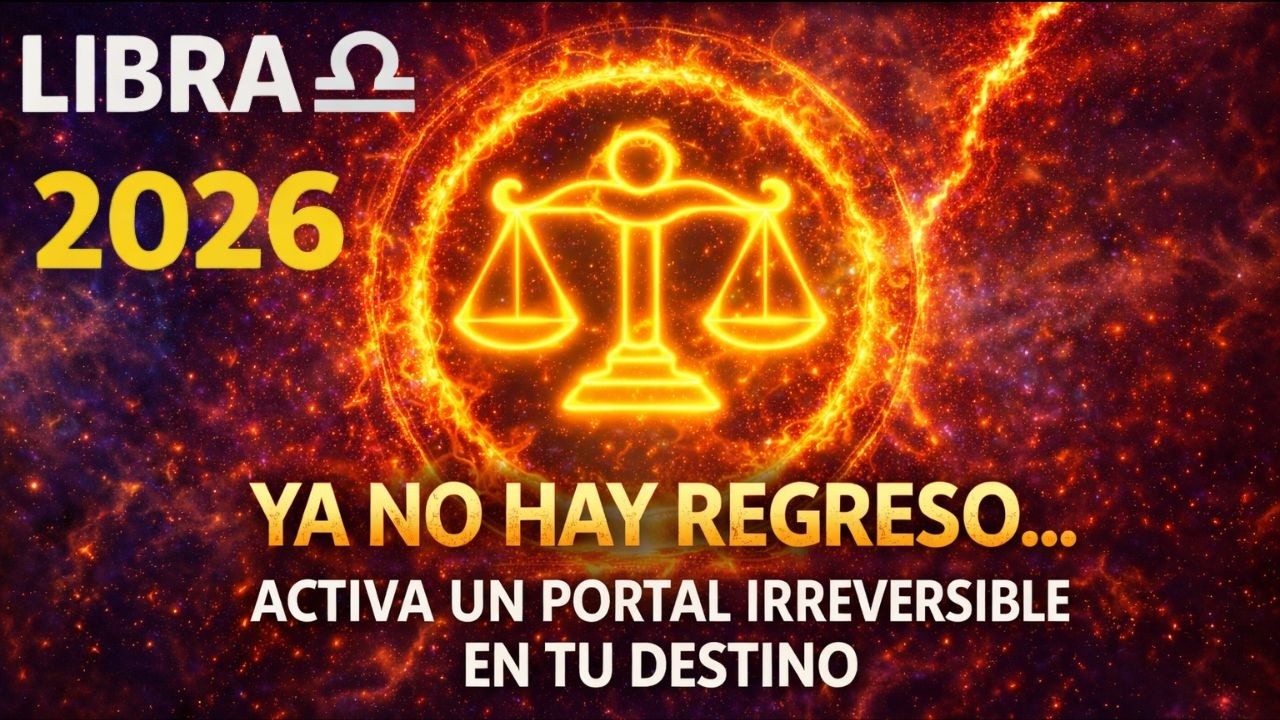 ♎ LIBRA 🔥 Ya No Hay Regreso… 2026 Activa un Portal Irreversible en Tu ...