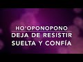 HO'OPONOPONO  DEJA DE RESISTIR EL CAMBIO VIBRACIÓN ASUMIR RESPONSABILIDAD  SUELTA Y CONFÍA Soy Luz