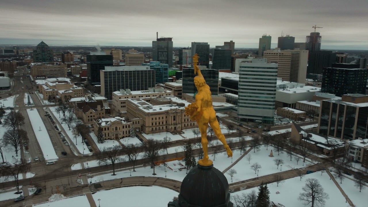 The Manitoba Legislative Building - Drone footage