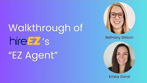 Walkthrough of hireEZ